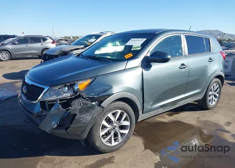 2014 Kia Sportage Lx from USA, damaged, VIN KNDPB3AC8E7558342